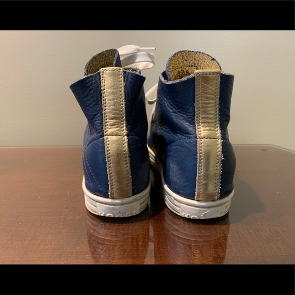 Gorgeous Blue and Gold HOGAN luxurious Sneakers! - Picture 5 of 5
